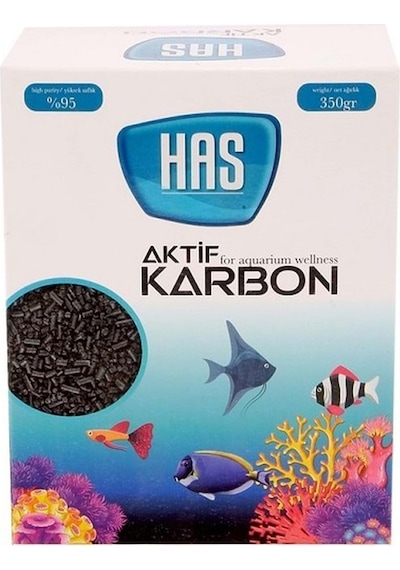 Has Aktif Karbon Carbon Akvaryum Filtre Malzemesi 350 G