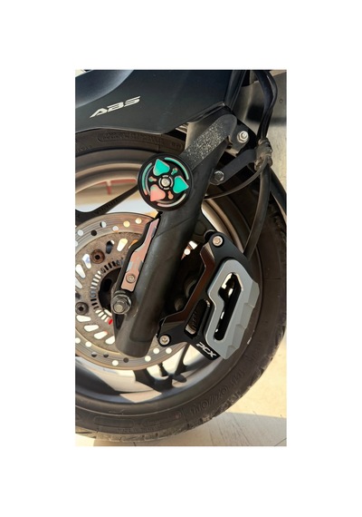 Honda Pcx Gri Renk Abs Sensör Koruyucu, Kaliper Koruyucu, Reflektör Üçlü Set