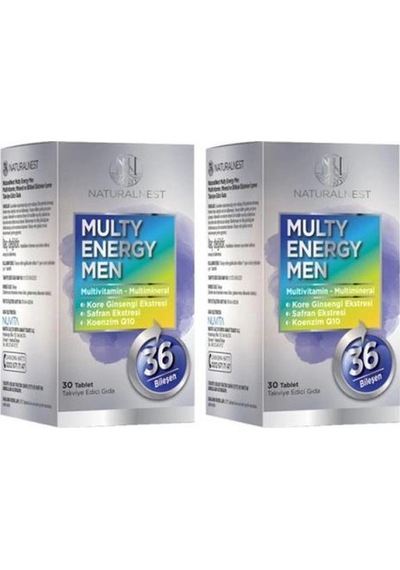 Naturalnest Multivitamin Men 2 x 30 Tablet