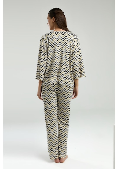 Arnetta Kadın Yeşil 3lü Pijama Takımı Yeşil
