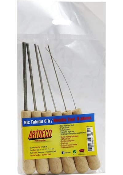 Artdeco Ebru Biz Takımı 6 Lı Set