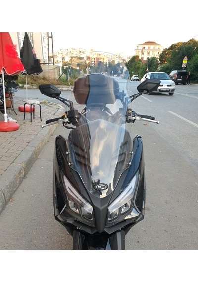 Motocam Kymco Xtown Ct 250 Ön Cam 2020-2026 Model 83cm Şeffaf Renkli 4mm Uzun