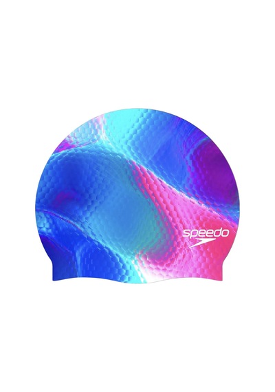 Speedo Speedo Speedo Prınted Sılc Cap Au Unısex Mor Yüzücü Bonesi Prb