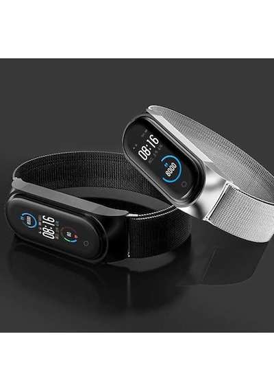 Xiaomi Mi Band 5 Uyumlu Krd-01 Metal Mkst Kordon-no1