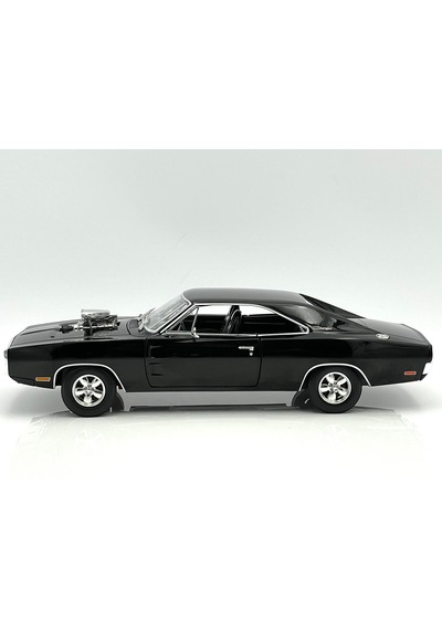 1:18 Ölçek Greenlight 1970 Dodge Charger With Blown Engine Diecast Metal Minyatür Model Araba 25cm
