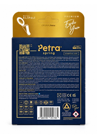 Elmas Serisi Ice World 8 Ml Araç Kokusu , Oto Kokusu, Araba Kokusu, Metal Klips Li Klima Kokusu, Asma Koku Araç Ortam Kokusu
