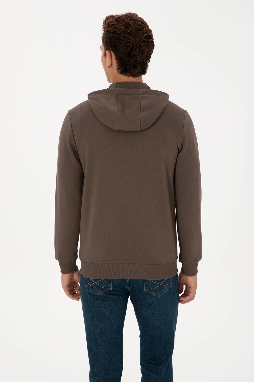 U.s. Polo Assn. Erkek Vizon Hırka Örme 50307765-vr052 Vizon
