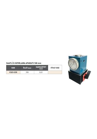 Fett 100mm Pld Saatli Z-sıfırlama Aparatı