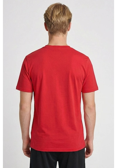 Hummel Hmlt-ıc Ico Regular Kırmızı Erkek T-shirt 911865-9829 Kırmızı