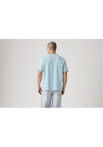 Levis Authentic Red Tab Vintage Mavi Erkek T-shirt A0637-0180 Mavi