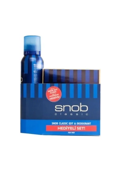 Snob Classic Erkek Koku Seti - Classic Erkek Parfüm Edt 100 Ml Deodorant 150 Ml Diğer