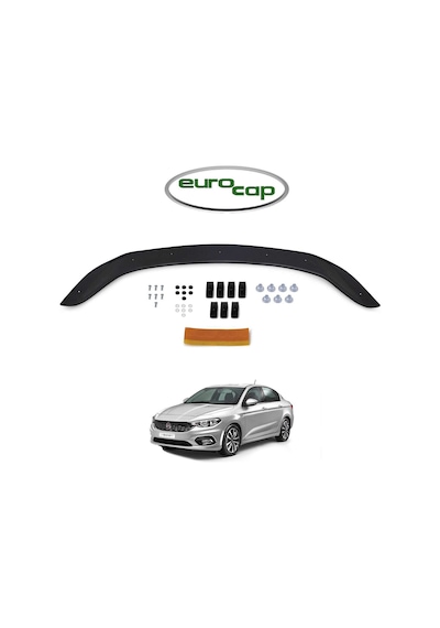 Eurocap Fiat Egea Ön Kaput Koruyucu Rüzgarlık 3Mm Abs 2015-›