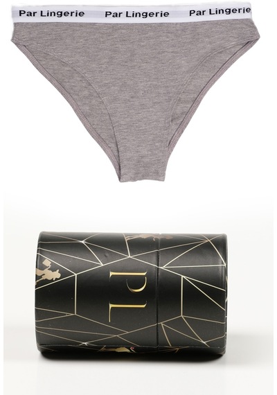 Parlingerie Kadın Slip Külot Gri