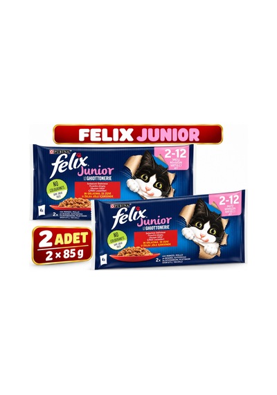 Felix Yavru Kedi Avantajlı Paket 2adet 4x85g