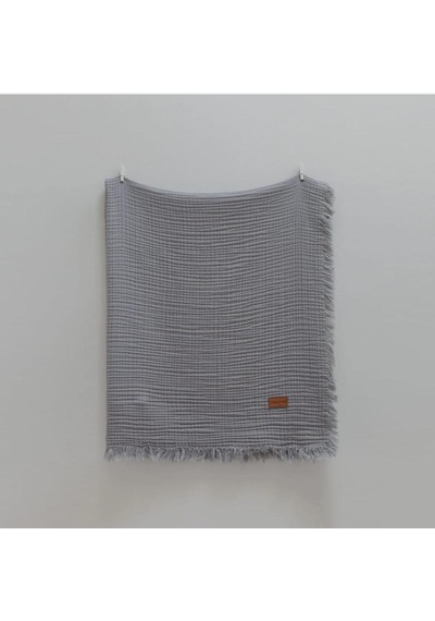 Caramell Müslin Battaniye Muslin Blanket 120x120 Gri