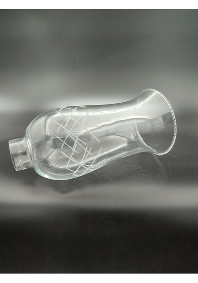 Lamba Camı.büyük,şeffaf Dekorlu E.14 Yuva :4.50cm-h:24.00cm Şeffaf