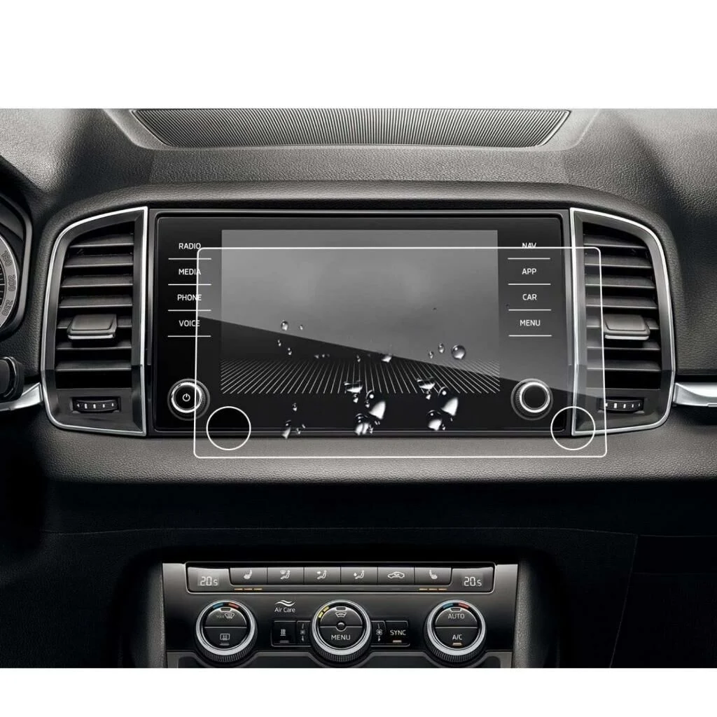 Skoda Karoq Uyumlu 8 İnç Navigasyon 9h Nano Ekran Koruyucu 9H Nano Ekran Koruyucu