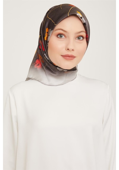 Armine Twill İpek Eşarp 23ka9048 4 31 Gri
