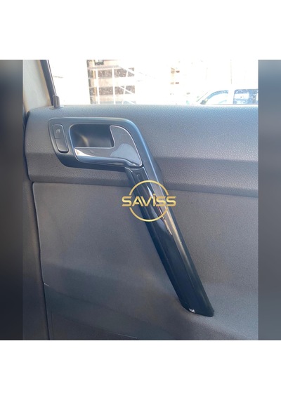 Volkswagen Polo 9N uyumlu Parlak Siyah Full Set Torpido Konsol Maun Kaplama (Pianoblack)