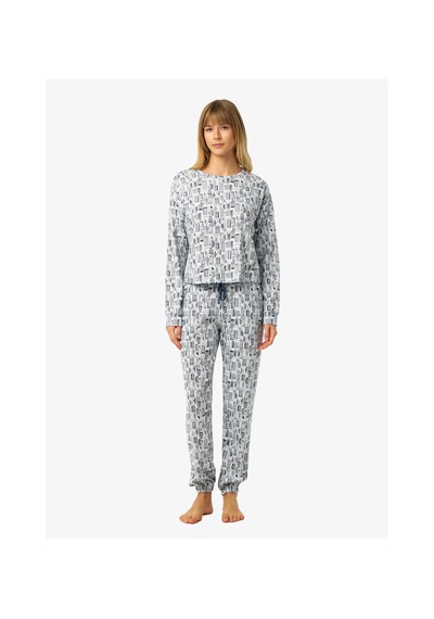 Blackspade Kadın Pijama Takımı 52234 - Baskılı Desenli