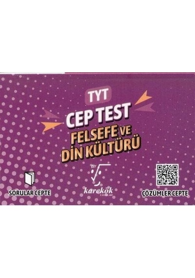 TYT Cep Test Felsefe ve Din Kültürü -  Karekök Eğitim Yayın