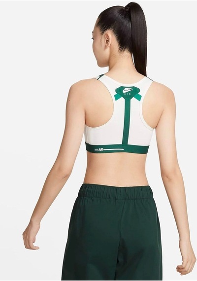 Nike Dri-fit Af1 Swoosh Medium-support Pedsiz Kadın Bra Beyaz