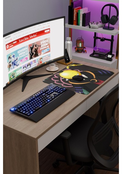 Assassination Classroom Anime V2 - 48x40 Xl Gaming Kauçuk Kaymaz Taban Mouse Pad Fare Altlığı
