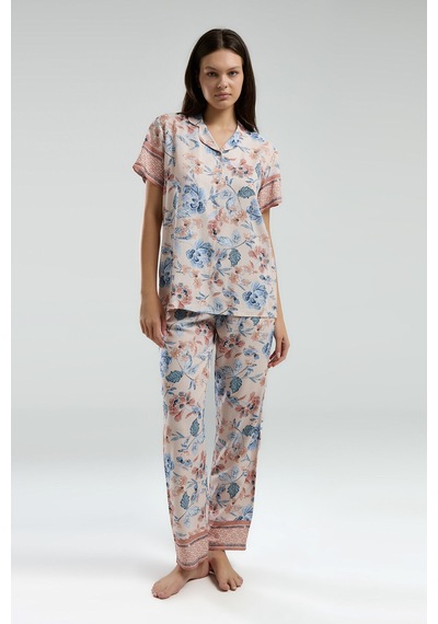 Arnetta Kadın Pembe Gömlek Pijama Ar3201-s-v1 Pembe
