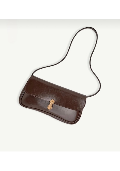 Öznora Kahverengi Vintage Model El Ve Omuz Çantası