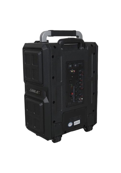 Powermaster Shile Sl-2017 50 Watt Taşınabilir Seyyar Aktif Amfi Hoparlör Kablosuz El + Yaka Mikrofonlu Usb+sd+bt Kumandalı