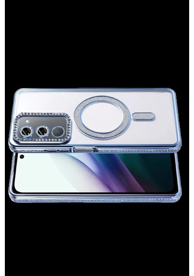 Xiaomi Redmi 15 4g Joke Simli Magneticsafe Kılıf - Mavi