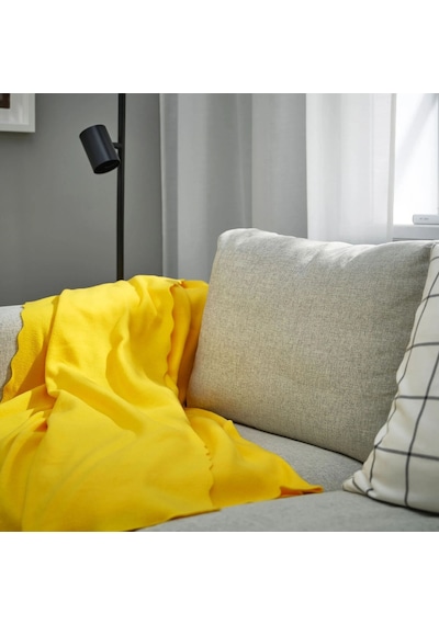 Ikea Daggkapor Polar Koltuk Örtüsü Tek Kişilik 130 X 170 Cm Sarı