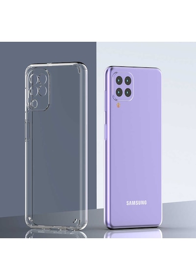 Zore Galaxy Uyumlu M32 Kılıf Coss Kapak - Renksiz Renksiz