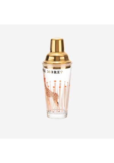 Zürafa Turuncu Cam Kokteyl Shaker 385 Ml