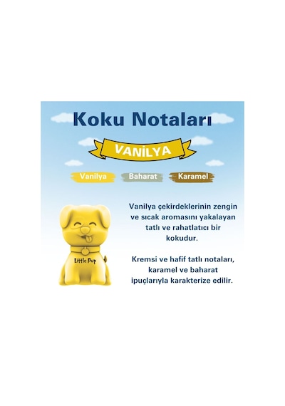 Little Joe Little Pup Vanilya Araç Kokusu Pup-sation -45 Gün -o
