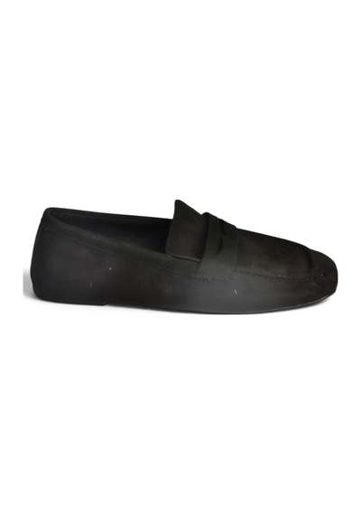 Fox Shoes Z250010202 Siyah Süet Günlük Kadın Ayakkabı