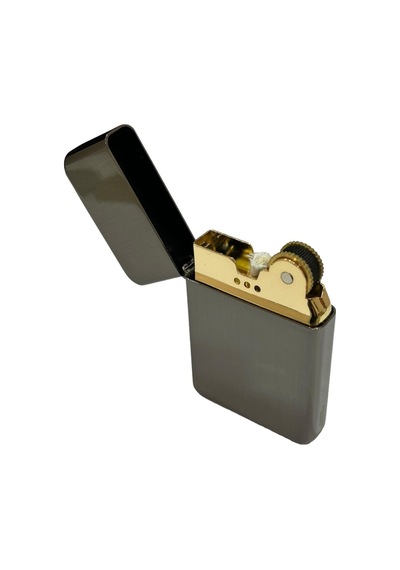 Koyu Füme Benzinli Metal Çakmak 109427