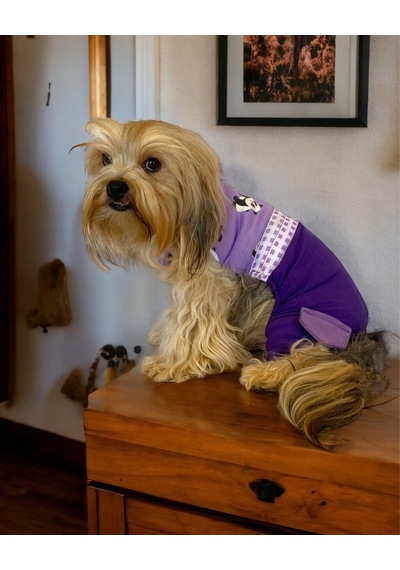 Kemique Chique Purple Panda Tulum Köpek Kıyafeti