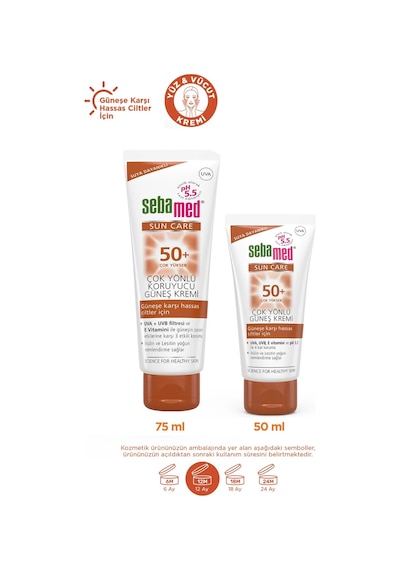 Sebamed Suncare Plaj Aynası Hediyeli - SPF 50+ UVA UVB Filtresi - E Vitamini Yüksek Koruma Yüz Güneş Kremi 50 ML Seti Sebamed Suncare Plaj Aynası Hediyeli - SPF 50+ UVA UVB Filtresi - E Vitamini Yüksek Koruma Yüz Güneş Kremi 50 ML Seti