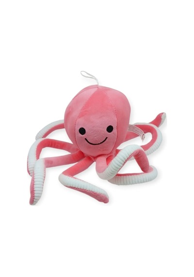 Sevimli Ahtapot Peluş Oyuncak 30 Cm Pembe