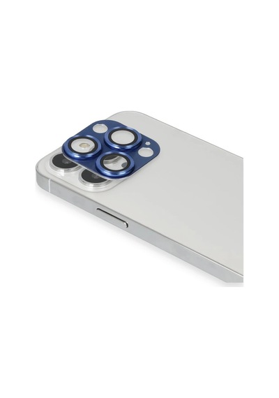 Apple İphone 13 Pro Max Pers Alüminyum Kamera Lens - Lacivert Belirtilmemiş