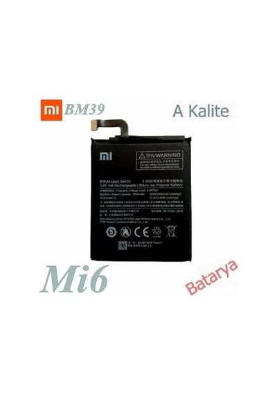 Xiaomi Mi6 Bm39 Uyumlu Batarya Pil 3350 Mah Redmi Mi 6