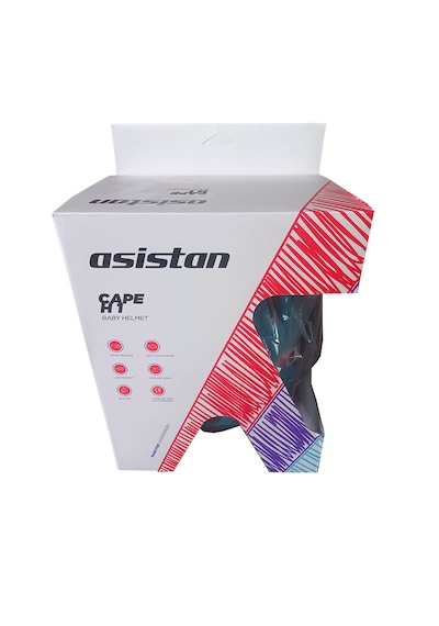 Asistan Cape H1 Çocuk Bisiklet Kaskı Mavi Xxs Beden Mavi