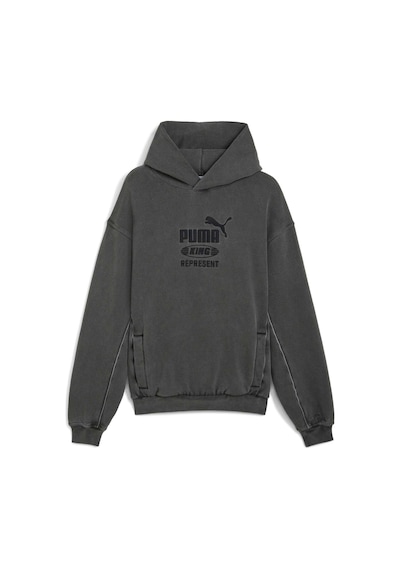 Puma X Represent Erkek Kapüşonlu Sweatshırt 632542 97 Gri