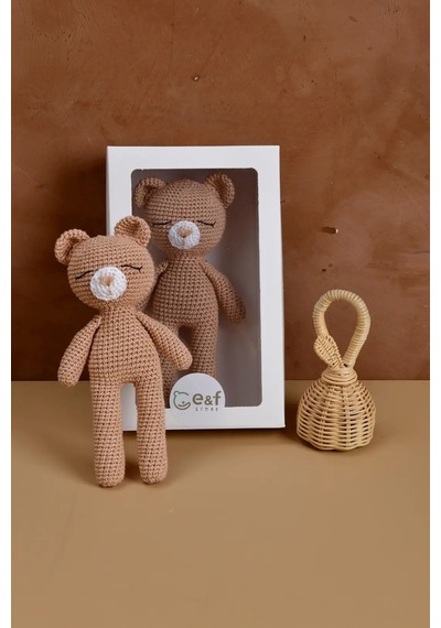 E&f Store Amigurumi Oyuncak - Krem Ayıcık