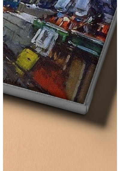 Webstyle Sayılarla Boyama Seti Kasnaklı Notre Dame'da Kitapçılar 50 X 65 Cm