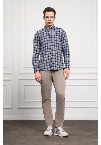 Morven Erkek Mavi Kışlık Düğmeli Yaka Regular Fit Gömlek 25ks004006300 Mavi Mavi Morven Erkek Mavi Kışlık Düğmeli Yaka Regular Fit Gömlek 25ks004006300 Mavi Mavi