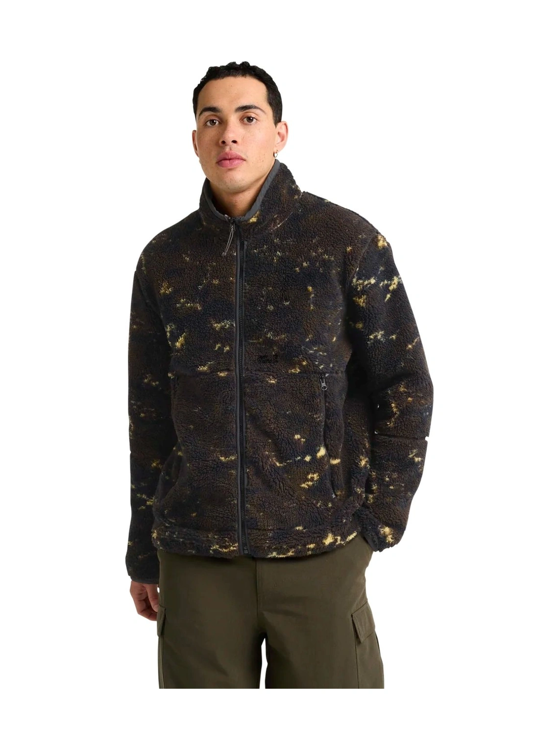 Jack Wolfskın Jack Wolfskin Stone Lite Aop Erkek Siyah Outdoor Ceketi T0322 Siyah