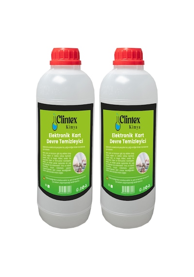 Clintex Kimya Elektronik Devre Kart Temizleyici Yağsız 2x1 Lt
