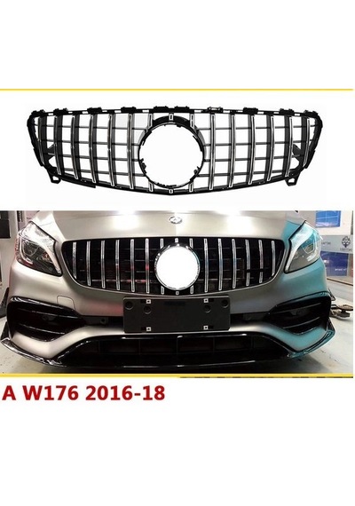 Mercedes W176 Gtr Ön Panjur Izgara Seti Amg 2016+ A Serisi N11.291